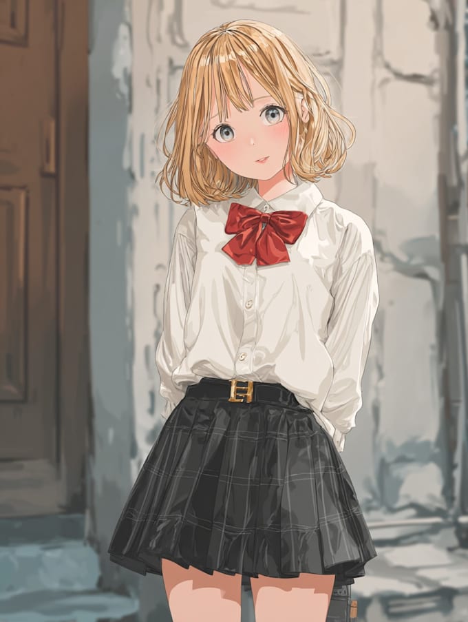 make a character anime