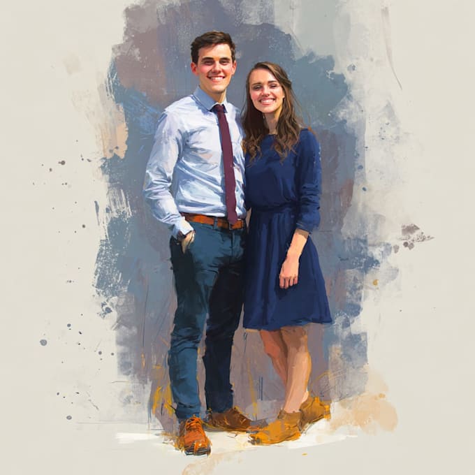 create a beautiful couple portrait
