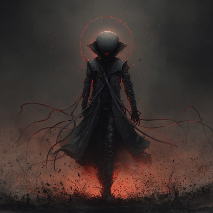 create scary fantasy horror character