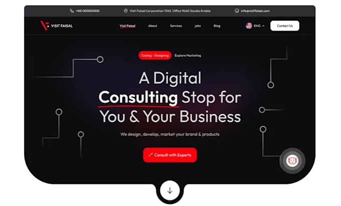 Design webflow consulting firm website figma templates buzz ui layouts ...