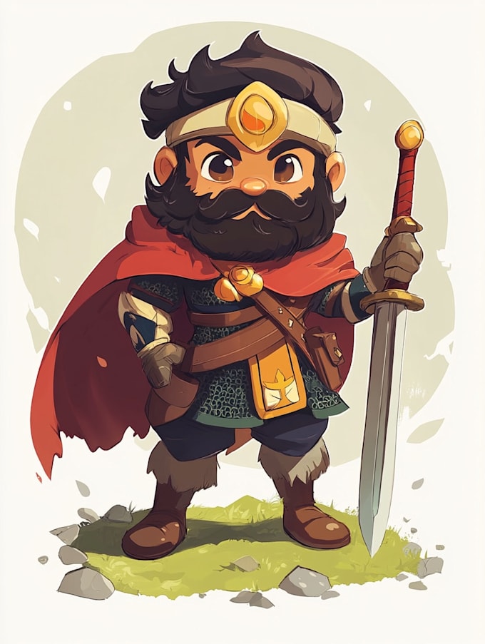 do 2d game character design and animation