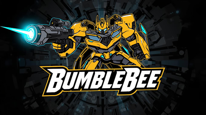 design unique bumblebee logo with express delivery
