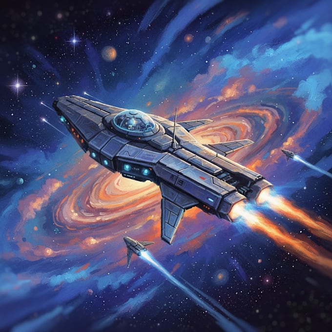 do scifi spaceship, spaceship model, hard surface model