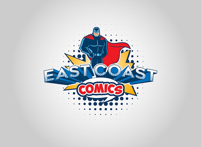 do professional vintage comic logo design