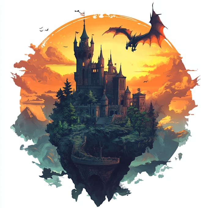 make a  an fantasy game logo
