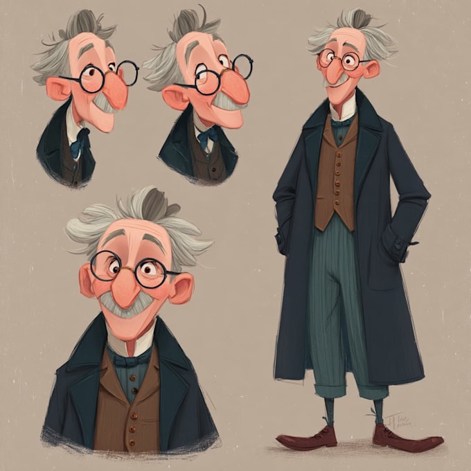 paint beautiful portrait in disney cartoon