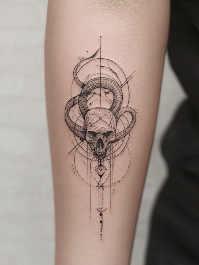 create a tattoo design for leg sleeve