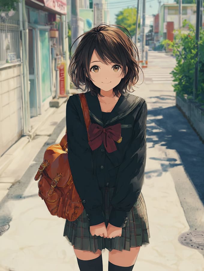 design a character anime