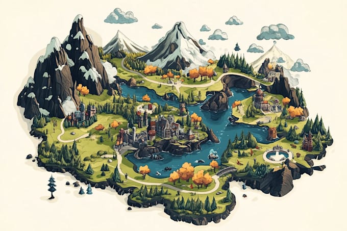 map illustration vector illustration vector map