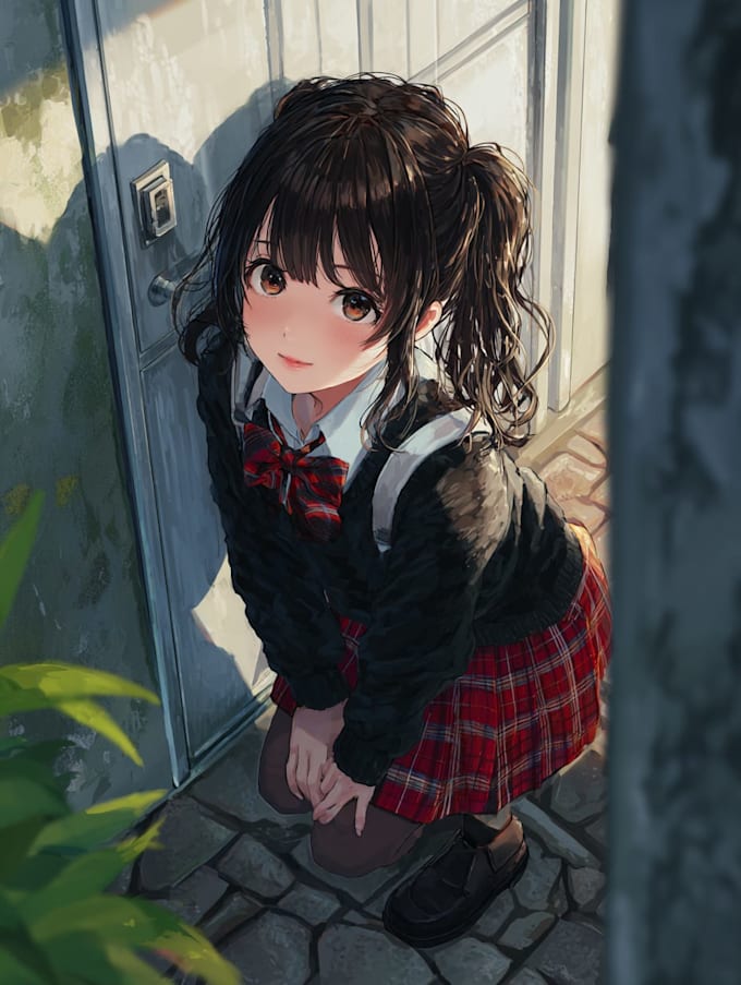 draw anime character illustration
