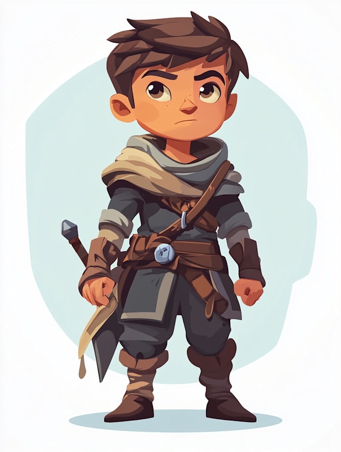 design 2d characters and 2d game assets character