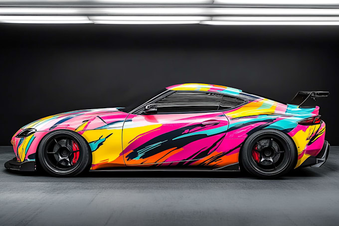 wrap design racing car wrap, car wrap design