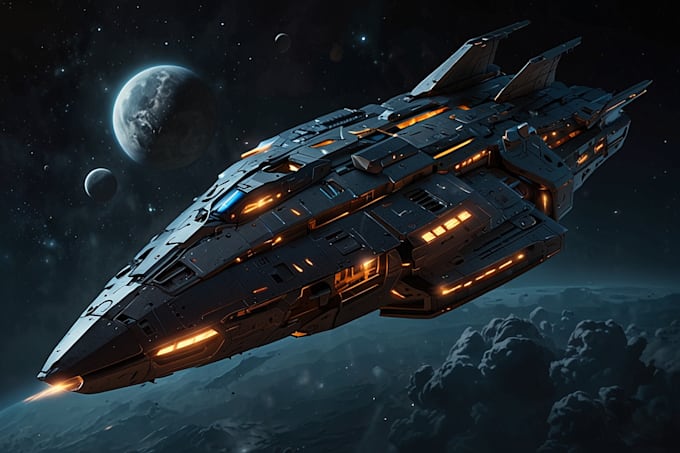 create a spaceships and sci fi vehicles
