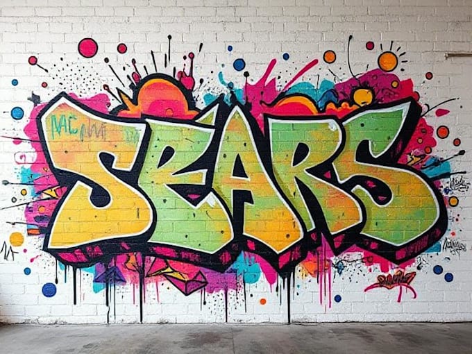 create custom graffiti art designs murals and wall arts