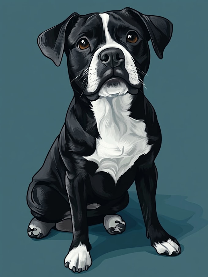 draw disney pet portrait illustration