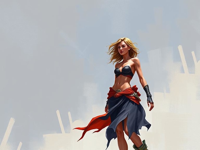 draw any digital illustration, digital painting