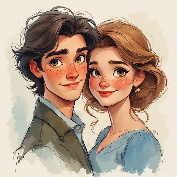 draw faceless couple illustration couples portrait