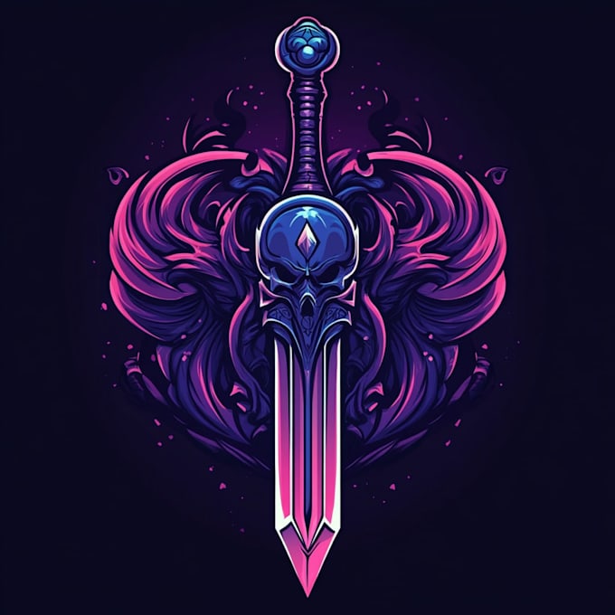 unique fantasy dungeon game logo title pack with