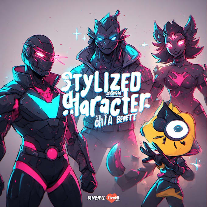 design epic cinematic fantasy characters