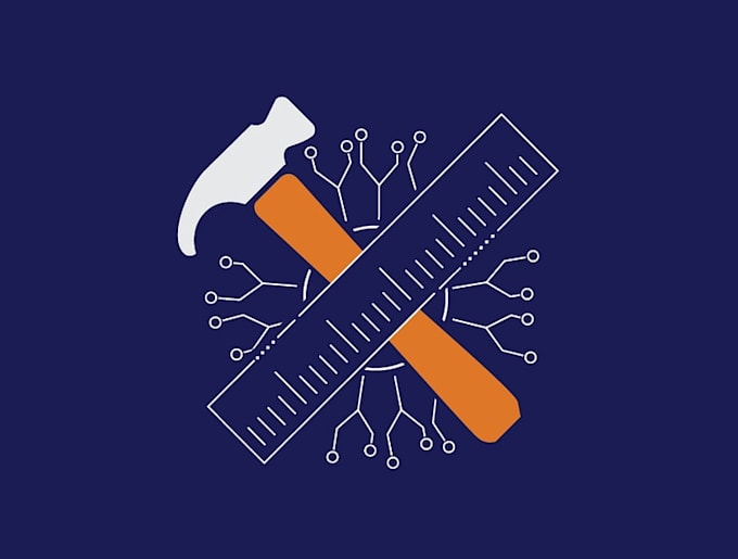 design specially contractor logo, illustration for you