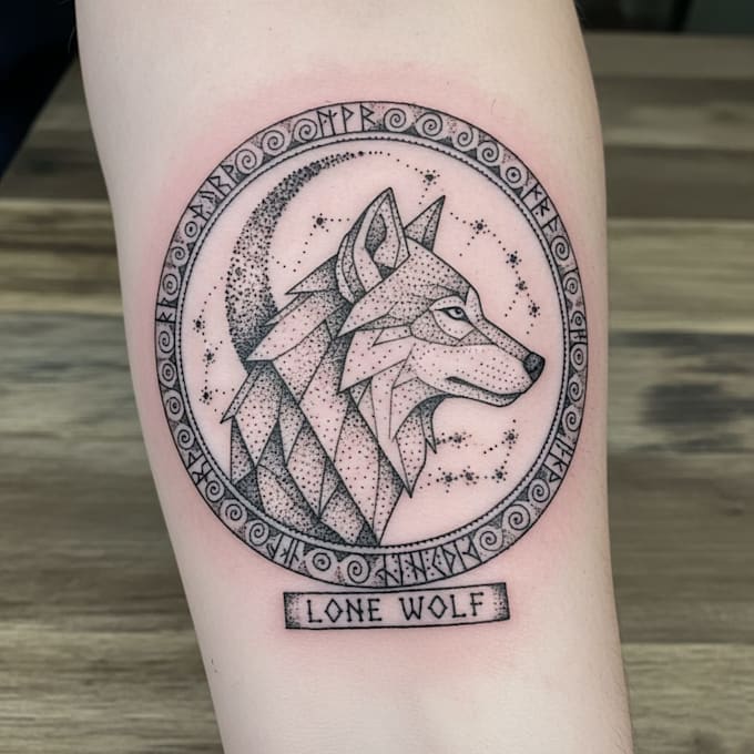 make amazing dotwork tattoo design for you