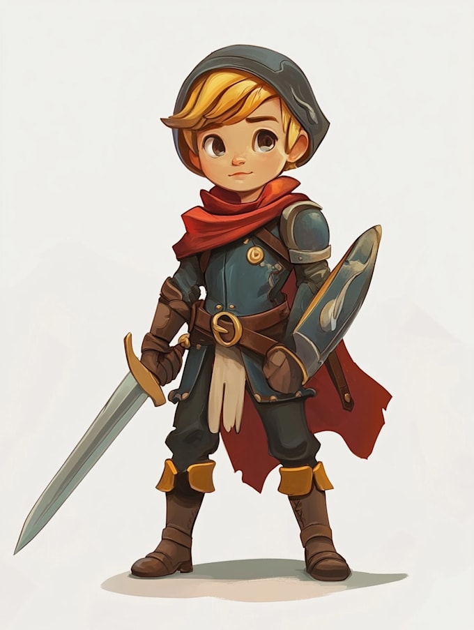 create a 2d character