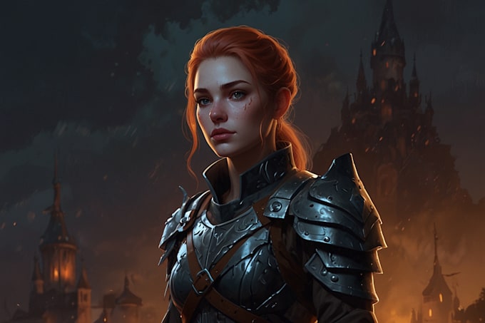 do fantasy character art and game art