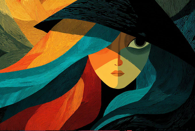 draw vector illustrations in a flat, modern style