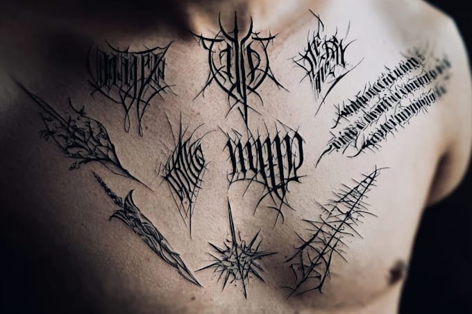 not design an average calligraphy tattoo