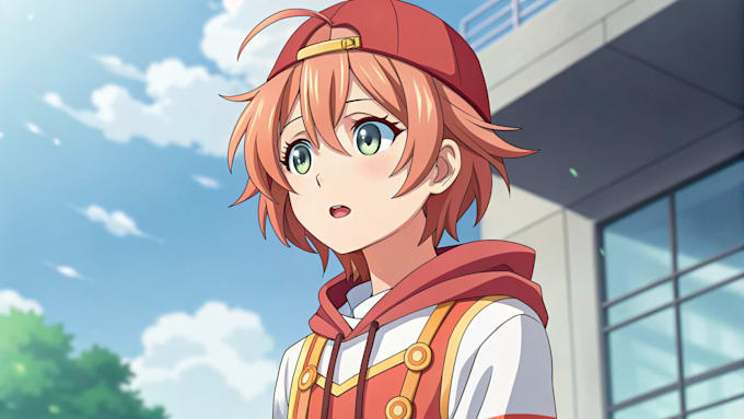 draw live 2d anime character for vtuber for you