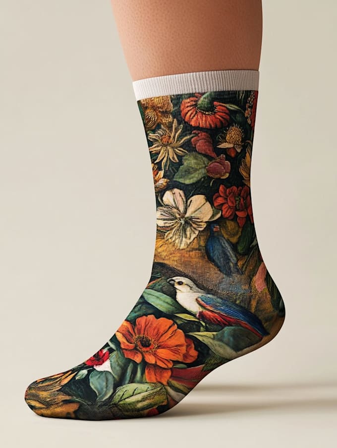 make a custom and pattern socks design