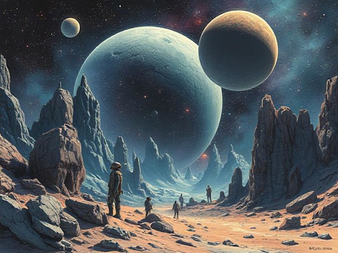 sci fi illustration and sci fi art