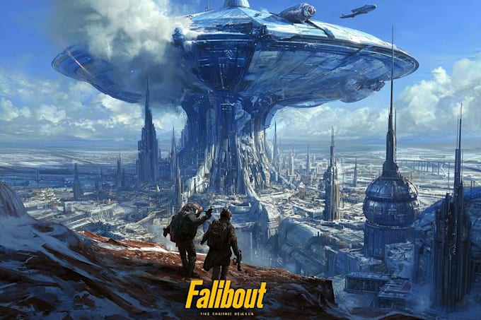 design sci fi art, concept art, sci fi art illustrationh