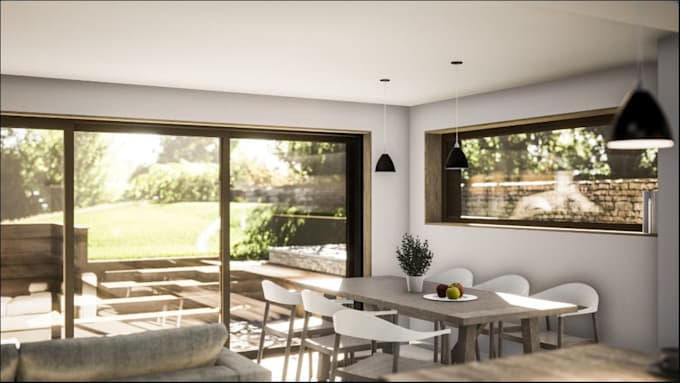 Renovate 3d restaurant, lounge render, bar interior, cafeteria, dinning ...