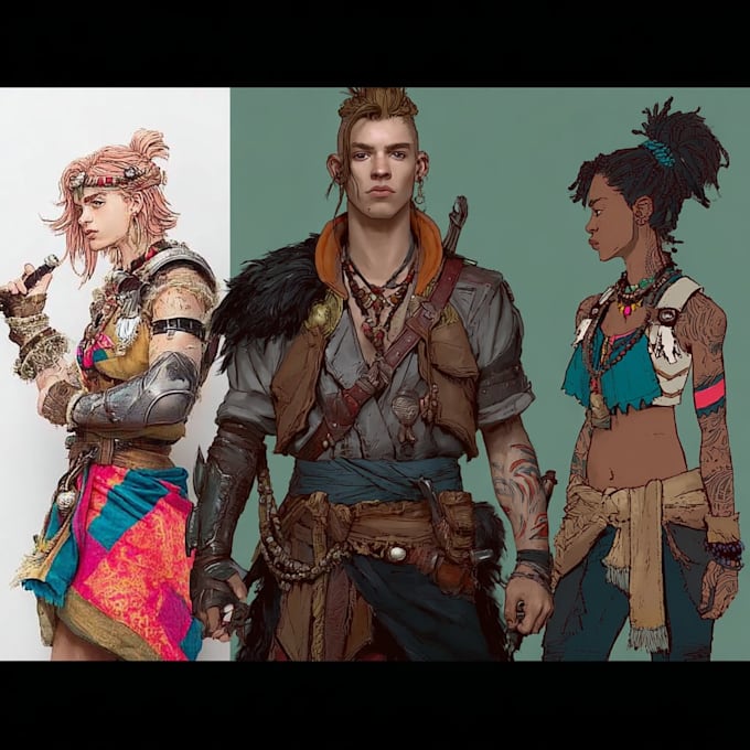 design a concept art character or object