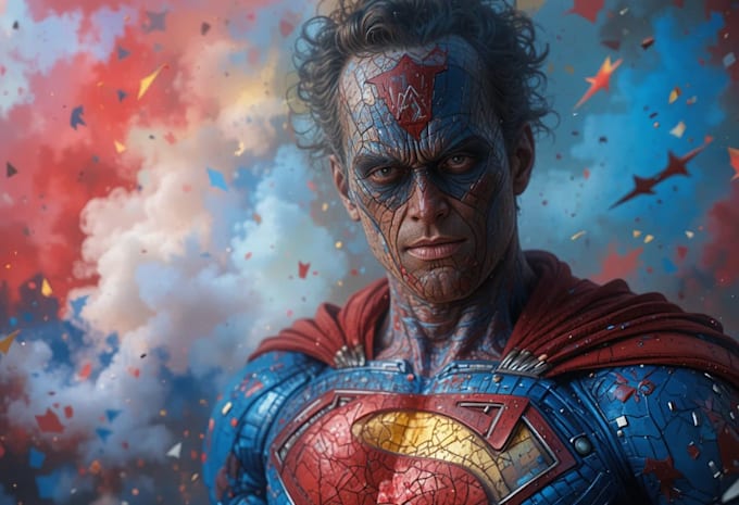 made a amazing superhero character for you