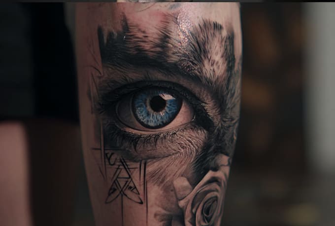 create unique realism tattoo design with my style