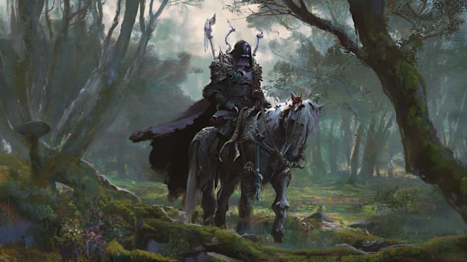 create stunning fantasy art characters and scenes