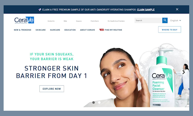 skincare website beauty website beauty store skincare shopify store spa website