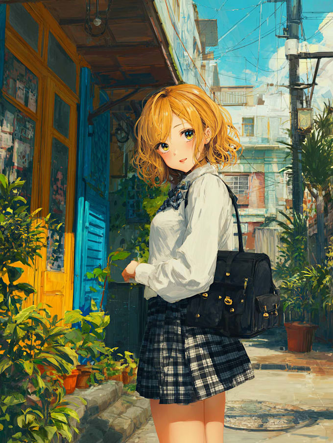 draw a anime character