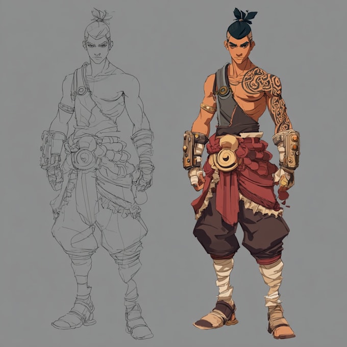 create a high quality characters for your game