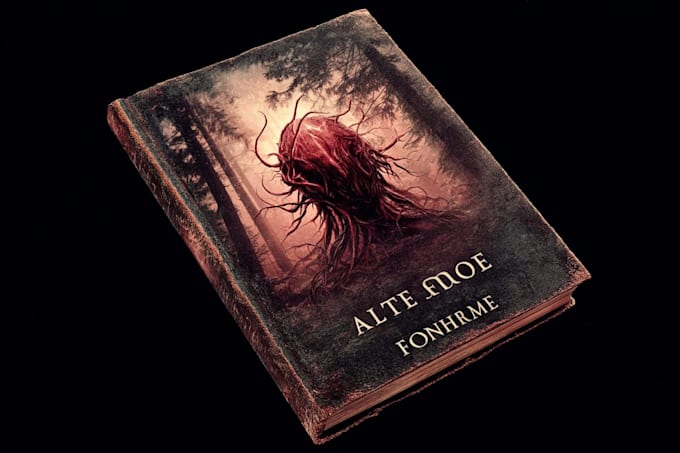design horror book cover, ebook cover
