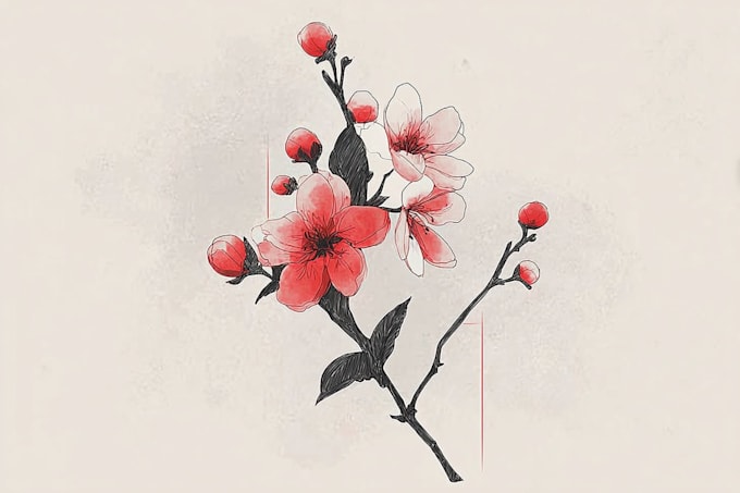 create a small, minimalistic, fine line spiritual tattoo