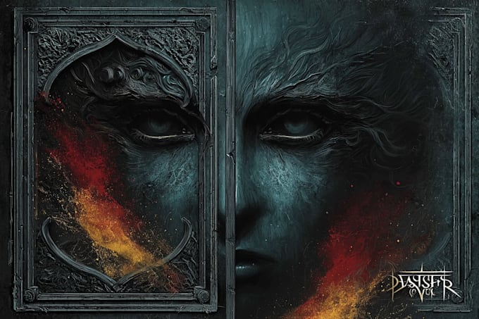 create horror, fantasy book cover, kdp book cover design
