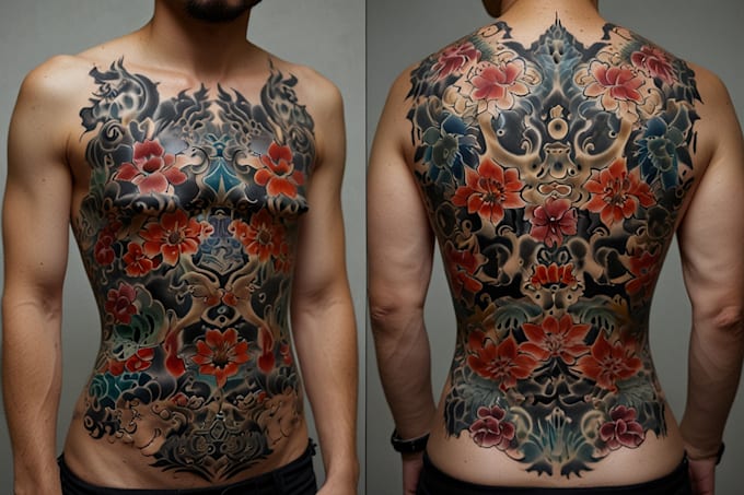 making a traditional japanese irezumi tattoo