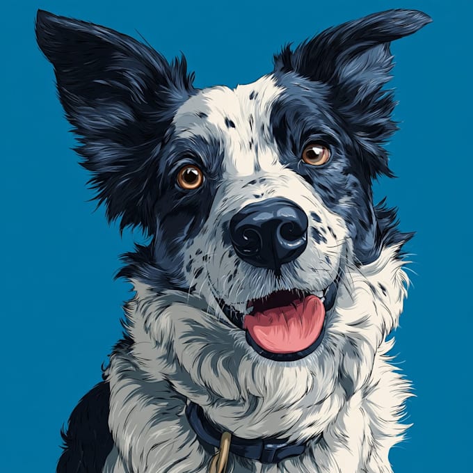 draw your beloved pet into a fun vector art cartoon