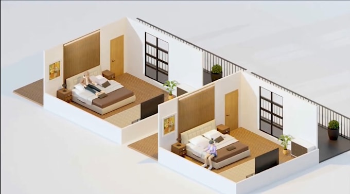 do professional 2d and 3d isometric animation to explain your ideas 3d isometric