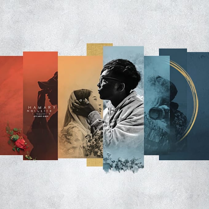design a grunge style album cover