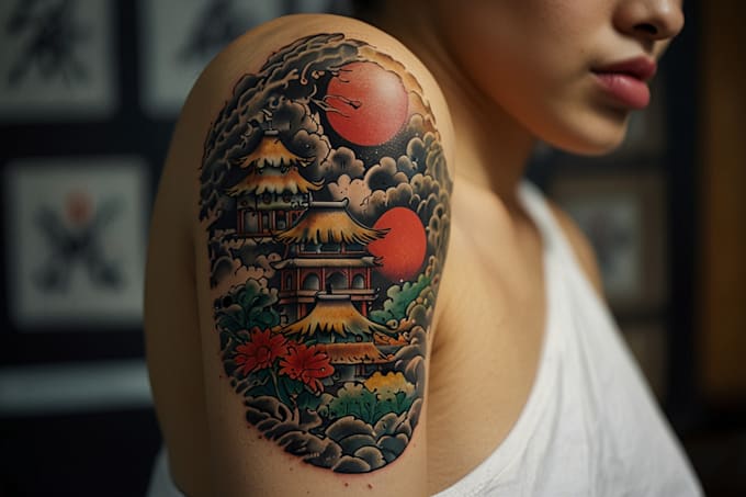 making a personalized japanese style tattoos