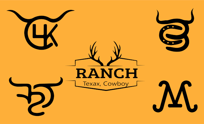 do cattle brand, western, ranch logo creation
